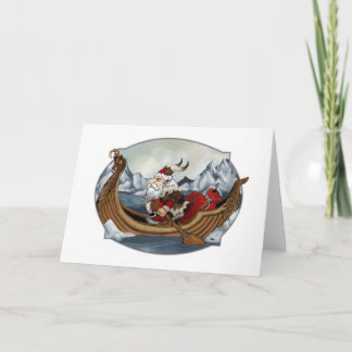 Cartão De Festividades Santa Viking