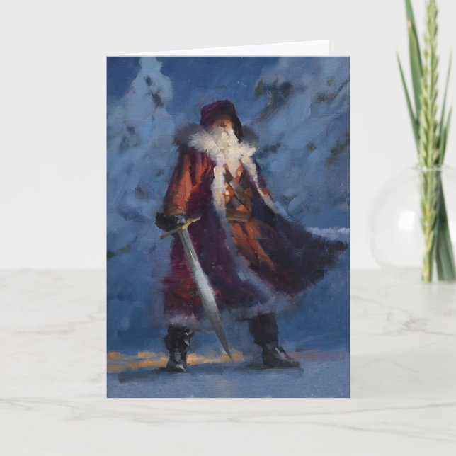 Cartão De Festividades Santaman holiday card (Frente)