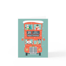 Santa's Coming in a Double Decker Bus Christmas