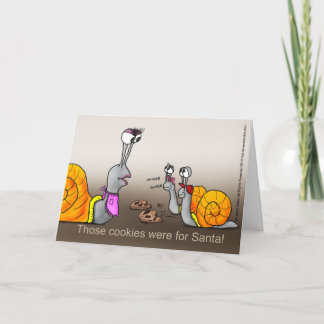 Cartão De Festividades Santa's Cookies