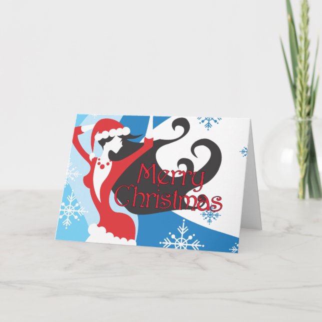 Cartão De Festividades Santa's Helper - Merry Christmas (Frente)