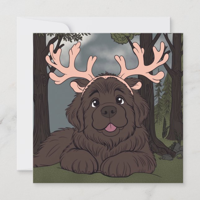 Cartão De Festividades Santas Little Helper (Frente)