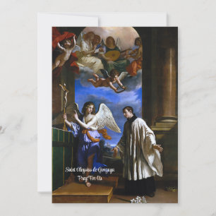 Cartão De Festividades Santo Aloysius de Gonzaga