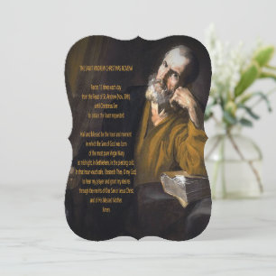 Cartão De Festividades Santo Andrew Christmas Novena