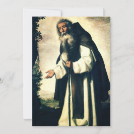 Cartão De Festividades Santo Anthony o Anchorito