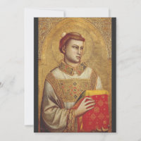 Santo Estêvão por Giotto Reprodução de Arte Fina