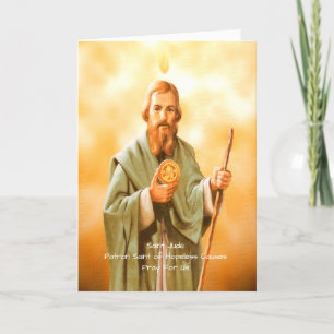 Cartão De Festividades Santo Jude Prayer