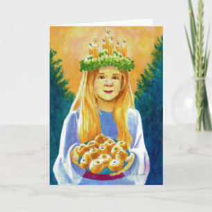 Cartão De Festividades Santo Lucia