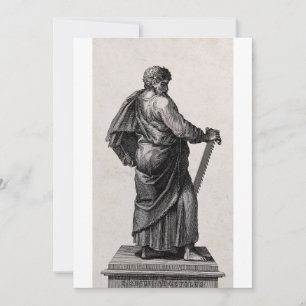 Cartão De Festividades Santo Simão, o Zelote Apóstolo e Pregador