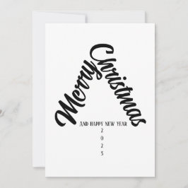 Cartão De Festividades sapin de noël avec des mots