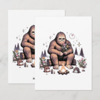 Sasquatch Segurando Flores
