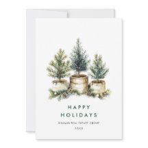 Saudação Corporativa de Natal da Árvore Elegante