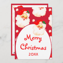 Saudação da Feliz Vermelha do Natal Jolly Santa Cl