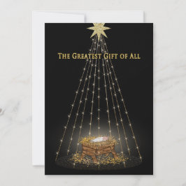 Cartão De Festividades Saudação de Christian Manger Natal