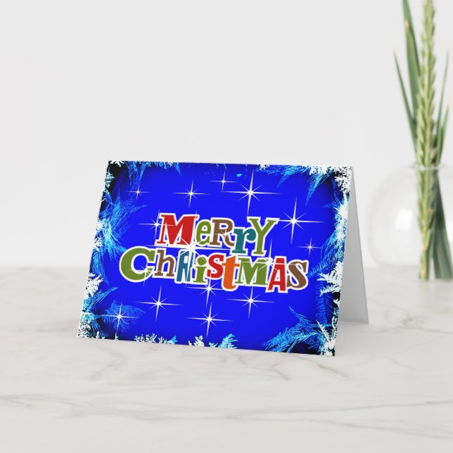 Cartão De Festividades Saudação de Natal (Frente)