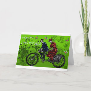 Cartão De Festividades Saudação de Natal do Tandem
