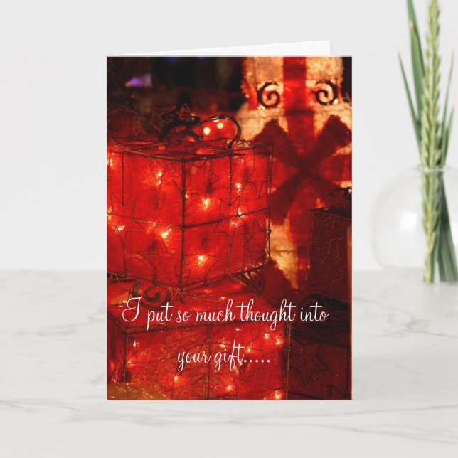 Cartão De Festividades Saudação de Natal Hilariante (Frente)