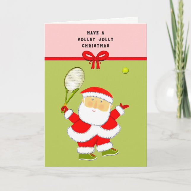 Cartão De Festividades Saudação de Natal tênis (Frente)