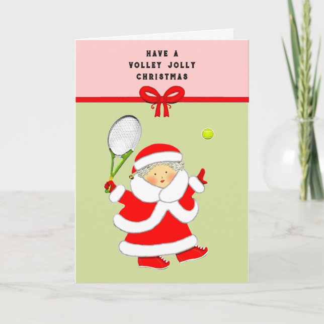 Cartão De Festividades Saudação de Natal tênis (Frente)