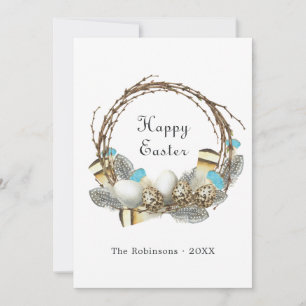 Cartão De Festividades Saudação Feliz Páscoa