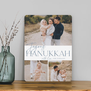 Cartão De Festividades Saudação Festiva   3 Foto Joyous Hanukkah