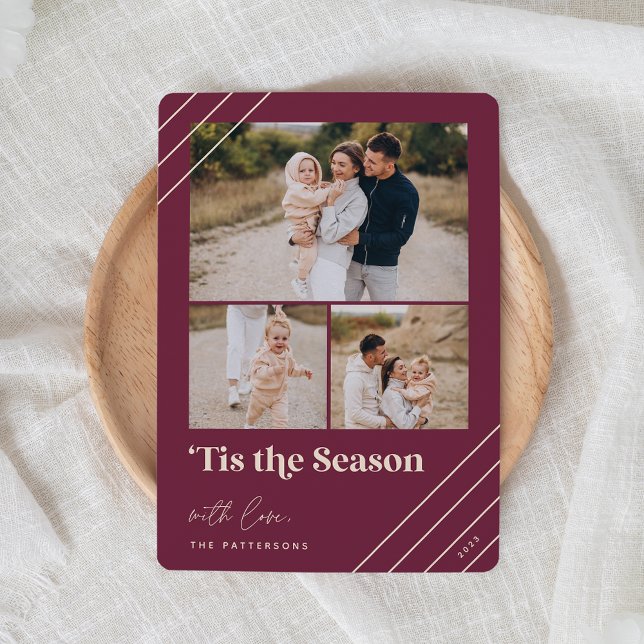 Cartão De Festividades Saudação Festiva | Feriado fotográfico da 3ª tempo (Criador carregado)