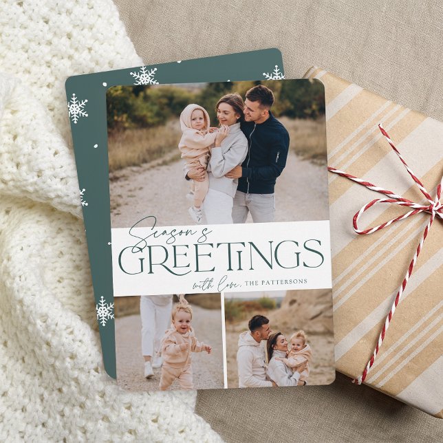 Cartão De Festividades Saudação Festiva | Saudações da temporada 3 Foto (Criador carregado)