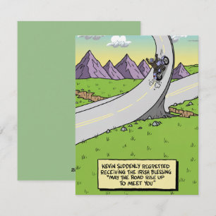 Cartão De Festividades Saudação Humorística do Dia de São Patrício