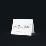 Cartão De Festividades Saudação Mínima Elegante de Natal Corporativo<br><div class="desc">Você pode mudar a cor de todo o texto, a cor de fundo e os pinheiros no verso. Você pode fazer isso no editor do Zazzle, pode entrar em contato comigo se precisar de detalhes sobre como fazê-lo, ou se precisar de outra ajuda ou novo item. Eu respondo em breve....</div>