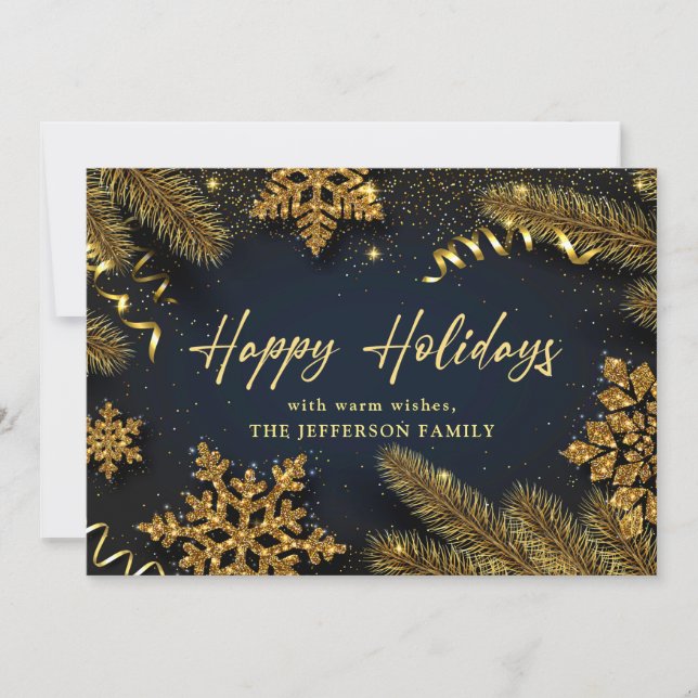 Cartão De Festividades Saudação Russa do Pinheiro de Natal (Frente)