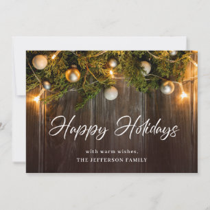 Cartão De Festividades Saudação Russa do Pinheiro de Natal