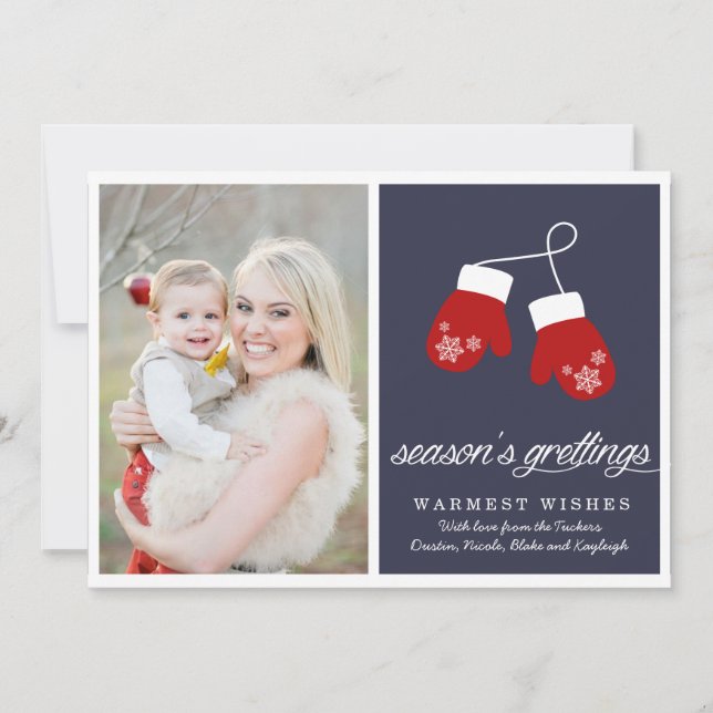 Cartão De Festividades Saudações da Estação | NATAL (Frente)