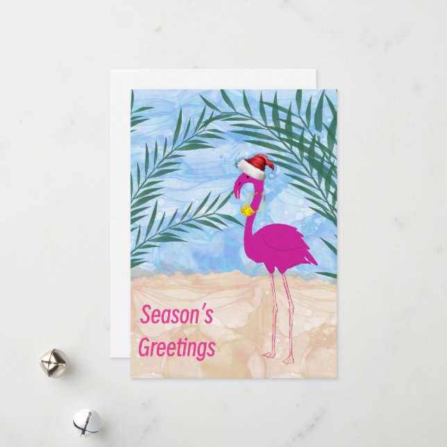 Cartão De Festividades Saudações das estações tropicais (Frente/Verso In Situ)
