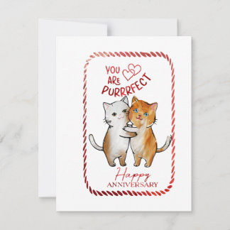 Cartão De Festividades Saudações de Aniversário Você é Purrfeito
