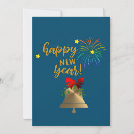 Cartão De Festividades Saudações de Ano Novo