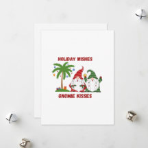 Saudações de Férias, Beijos de Gnomie em um