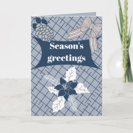 Cartão De Festividades Saudações de Fim de Ano