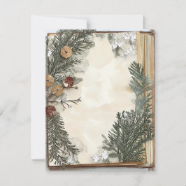 Cartão De Festividades Saudações de Fim de Ano