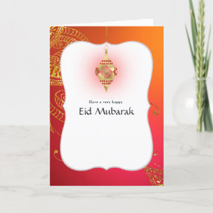 Cartão De Festividades Saudações de Foto de Família Eid Mubarak