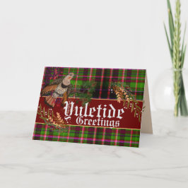 Cartão De Festividades Saudações de Natal Northern Flicker