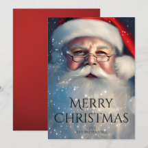 Saudações de Natal Personalizadas do Papai Noel na