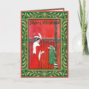 Cartão De Festividades Saudações do Natal