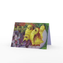 Saudações do Pintinho páscoa