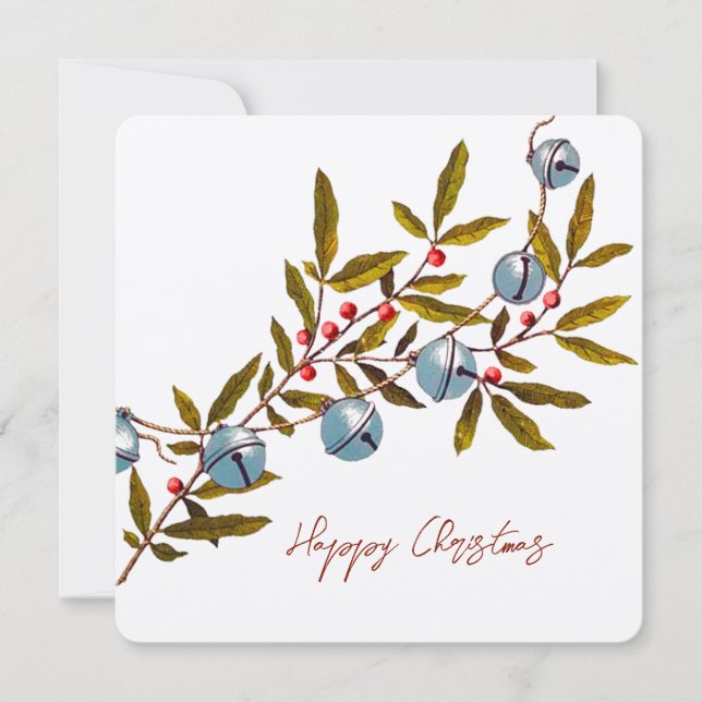 Cartão De Festividades Saudações Jingle Bells (Frente)