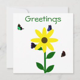 Cartão De Festividades Saudações Notecard