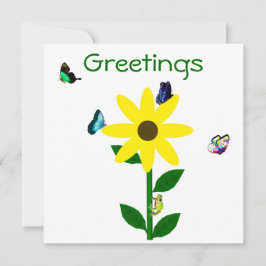 Cartão De Festividades Saudações Notecard