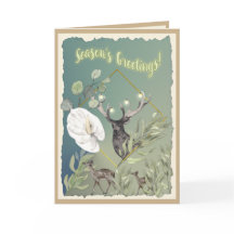 Saudações Personalizadas de Água-forte da Floresta