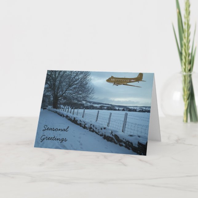 Cartão De Festividades Saudações sazonais (Frente)