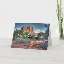 Cartão De Festividades Scenic Sedona, Merry Christmas