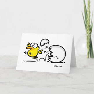 Cartão De Festividades Schlüpfendes Küken